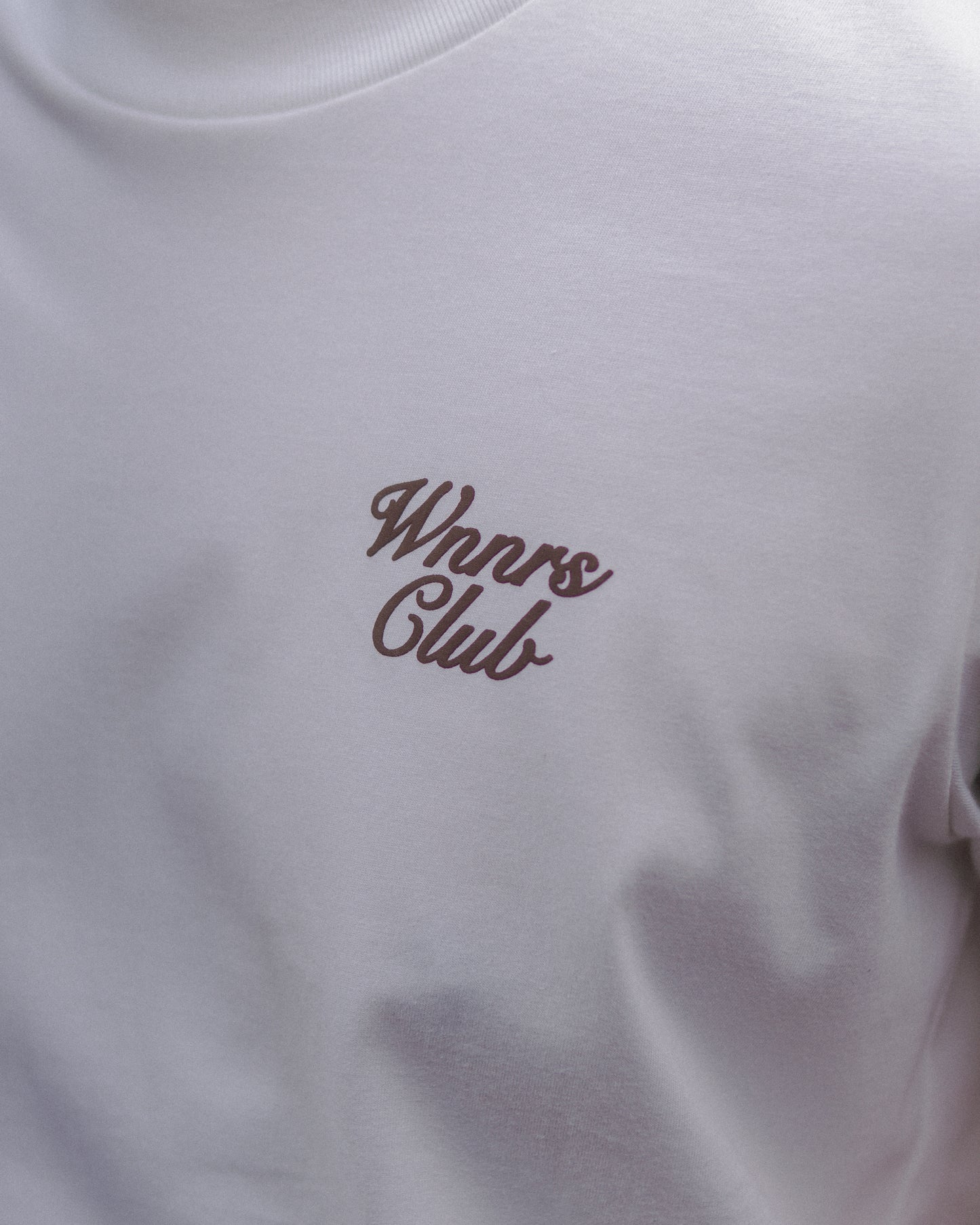 Heart Logo - Choco on vintage white