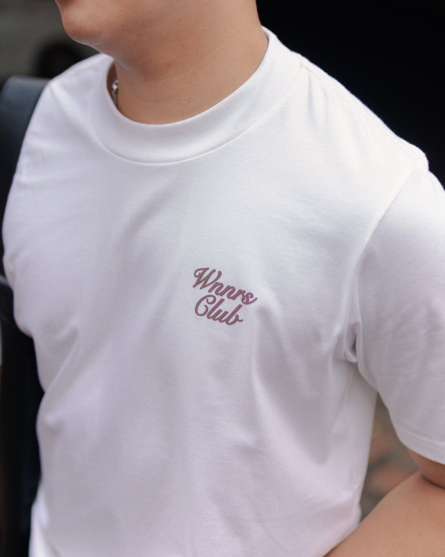 Heart Logo - Choco on vintage white