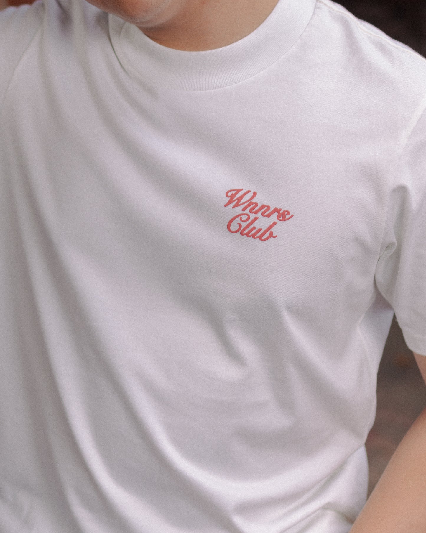 Heart Logo - Faded red on Vintage White