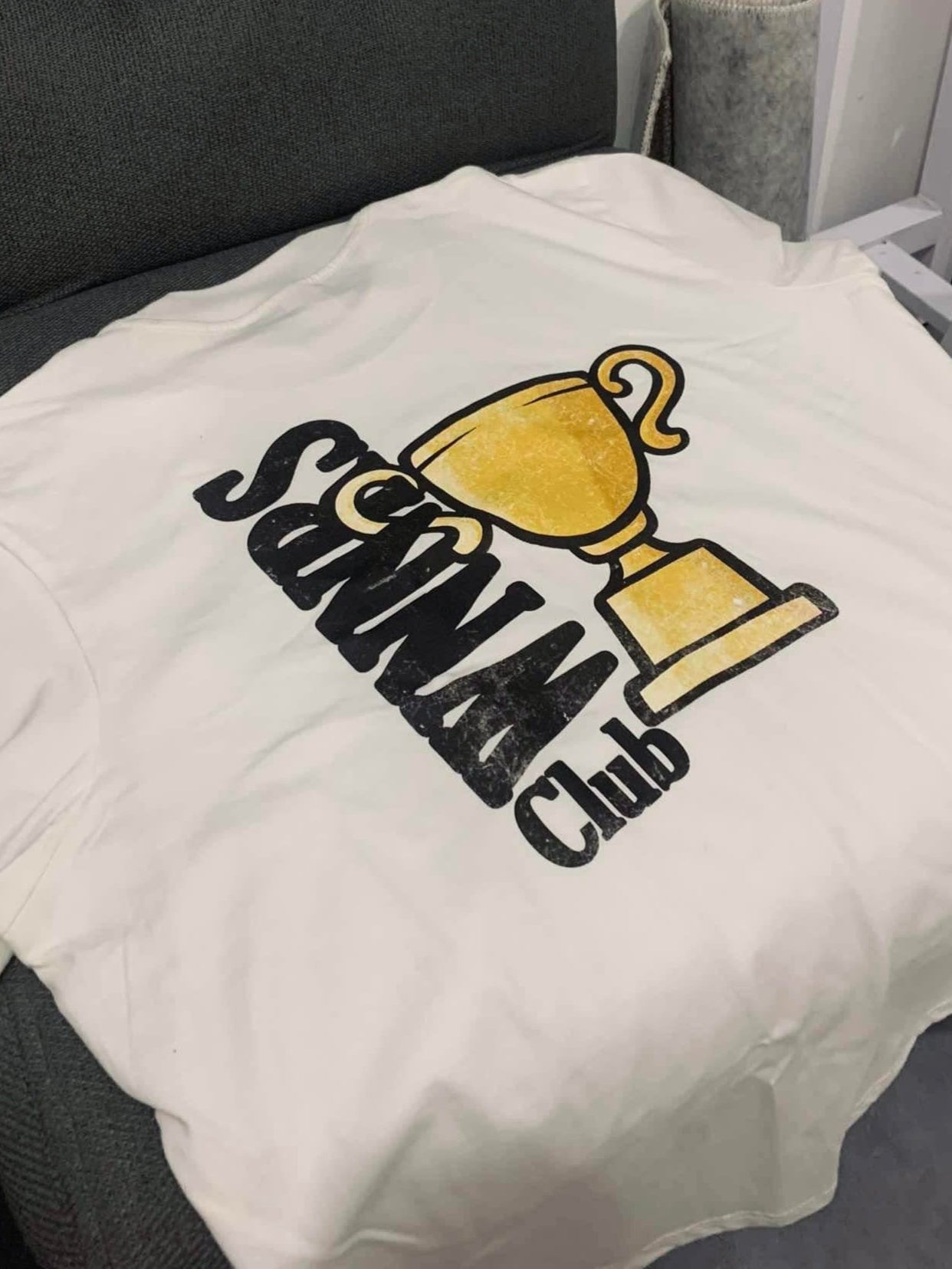 Trophy in Vintage White