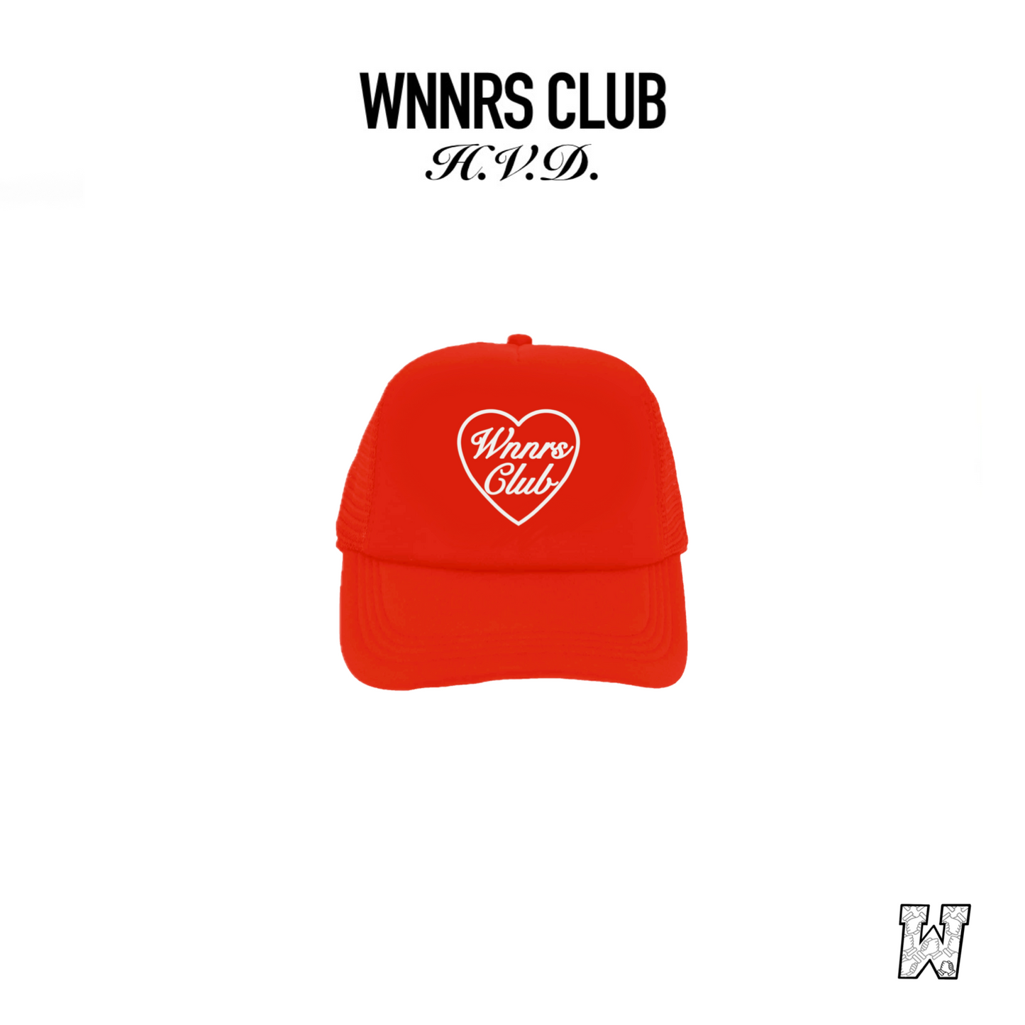 Signature Heart - Red Trucker