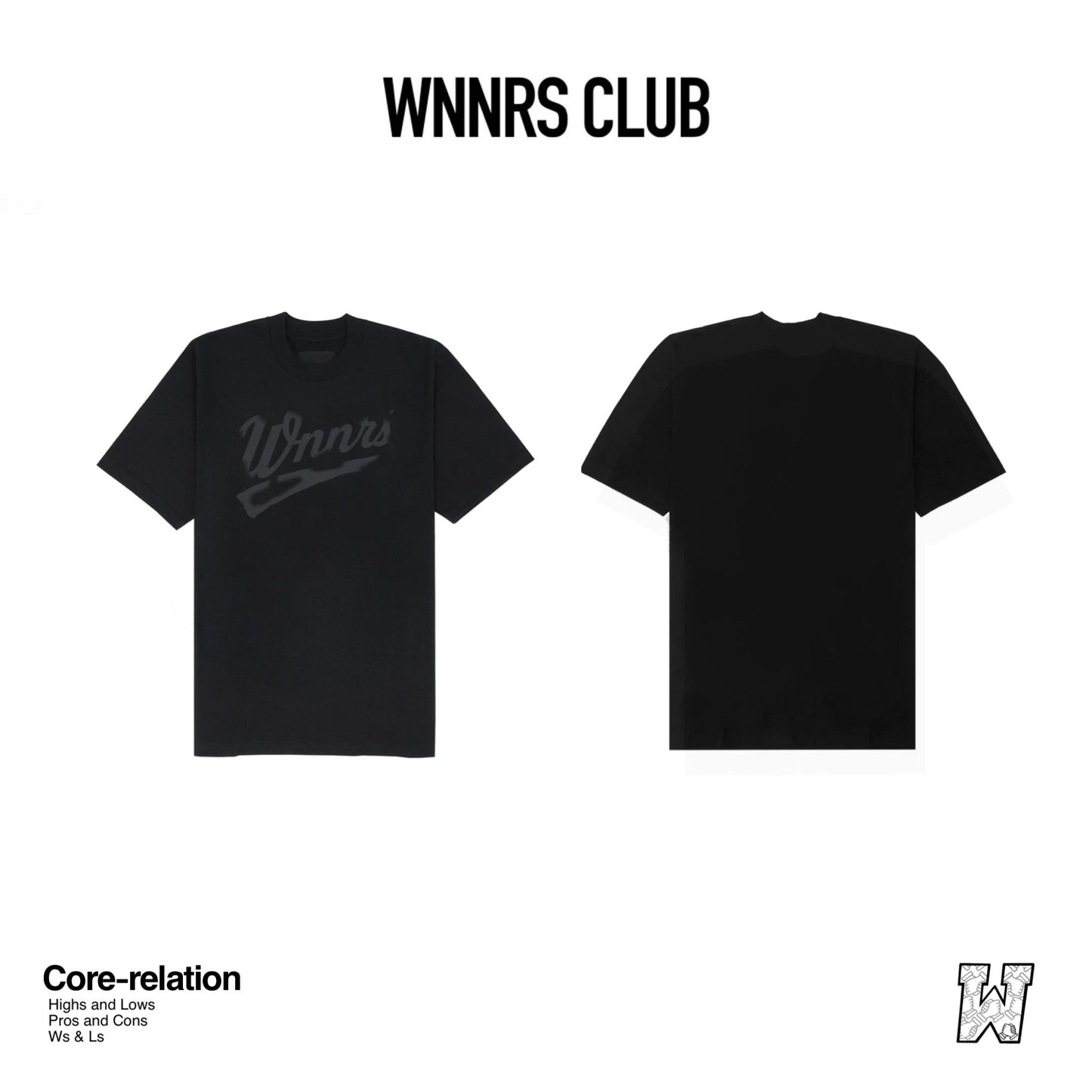 Core tee - Black