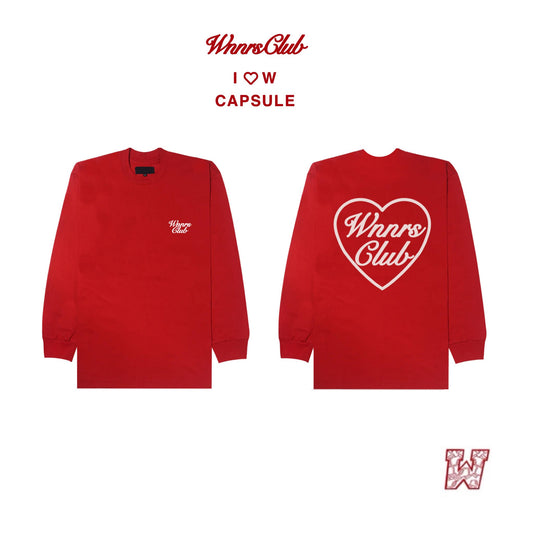 Heart Long Sleeve - Red