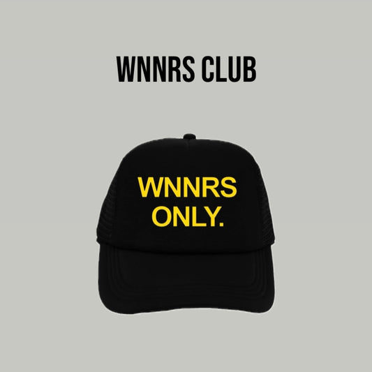 WNNRS ONLY - Black Trucker Cap